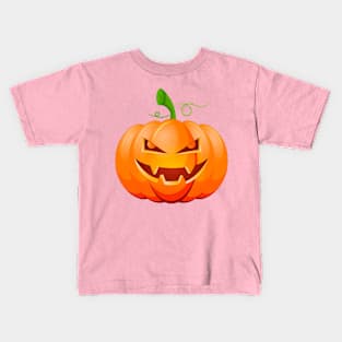 Smiling pumpkin design Kids T-Shirt